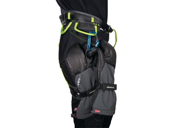 CAMP SPLIT MITT N XXL - Black/Grey 