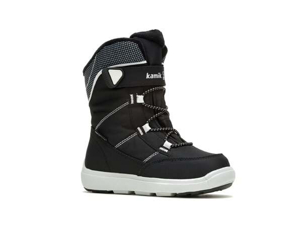 KAMIK STANCE2 Vintersko Barn BLACK/WHITE - 29 