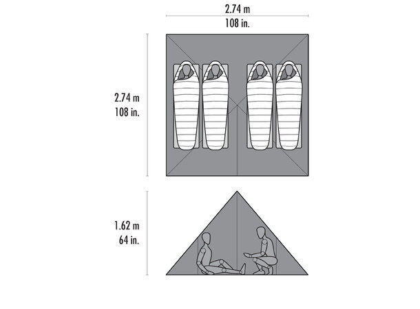 MSR Front Range  - Orange U24 