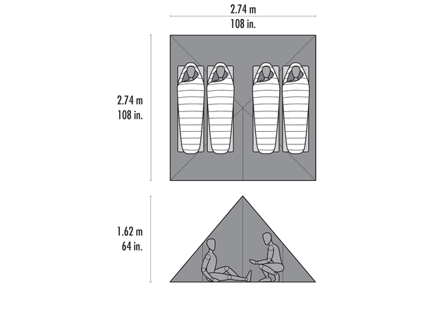 MSR Front Range  - Orange U24 