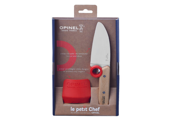Opinel "Le Petit Chef" Kniv barn Kniv og fingerbeskyttelse 