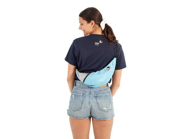 TTTM Upcycled Sling Bag Sky Blue/Frosty Grey 