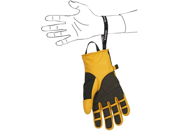 CAMP GEKO GRIP M - Black/Yellow 
