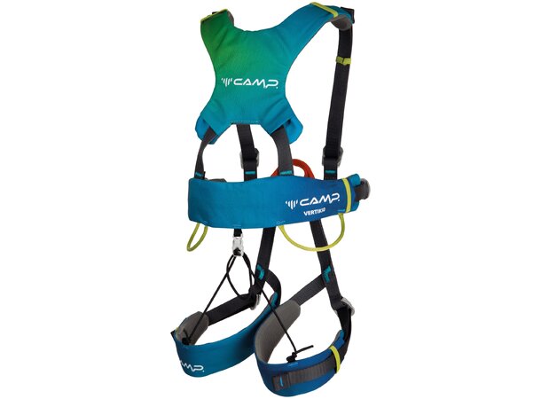 CAMP VERTIKID Barnesele One-size - Blue / Light blue / Lime 