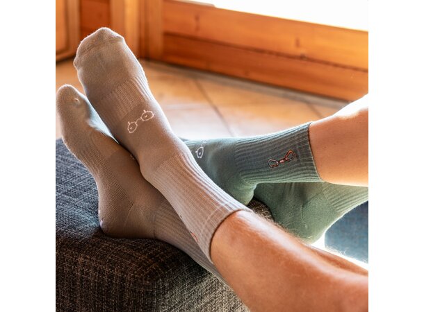 YY ROCK SOCKS Quickdraw - Grey - S (35-38) 