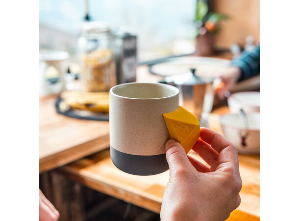 YY Climbing Mug Evo Yellow Kopp med klatretak - Yellow 