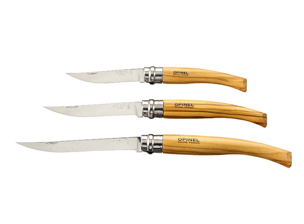 Opinel N08 SLIM OLIVE MIRROR BLADE 