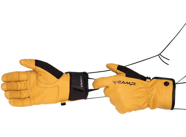 CAMP GEKO REVEL Hanske S - Black/Yellow 
