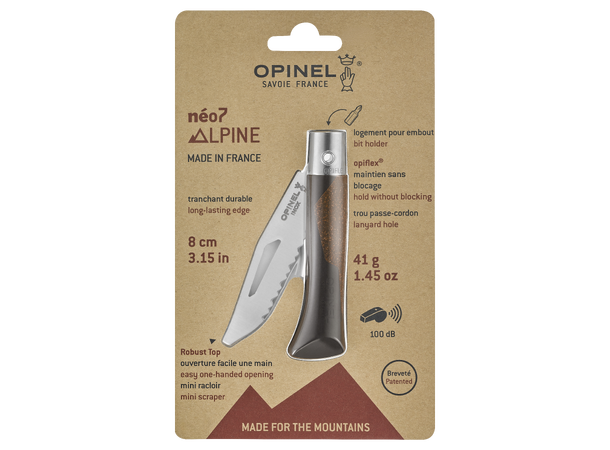 Opinel N°07 ALPINE BLACK BROWN 