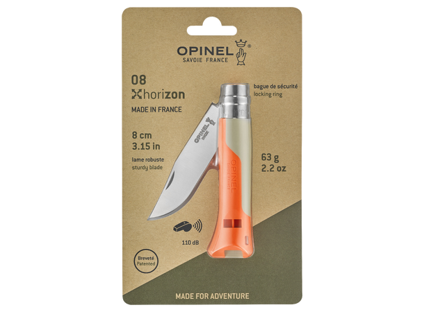 Opinel N°08 HORIZON ORANGE 
