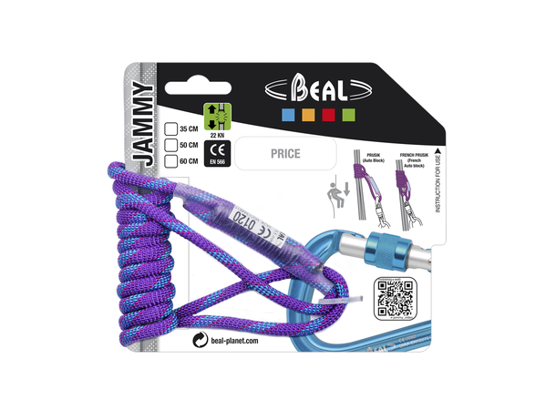 Beal JAMMY 35cm Klemknutetau 