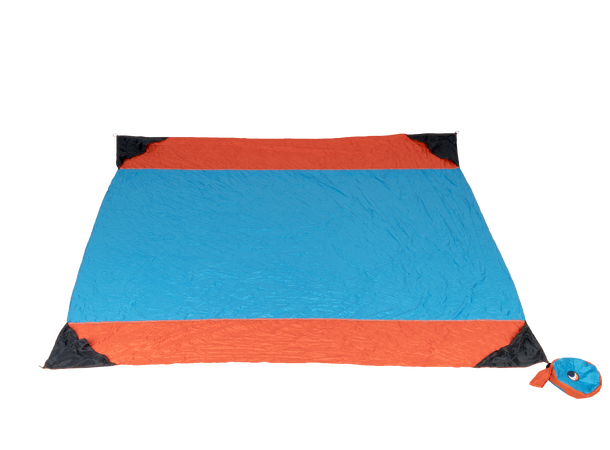 TTTM BEACH BLANKET Strandpledd Aqua/Orange 