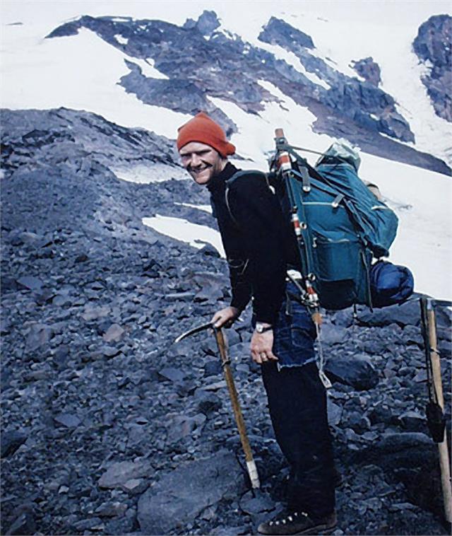 John Burroughs på Mount Adams tidlig 70-tallet